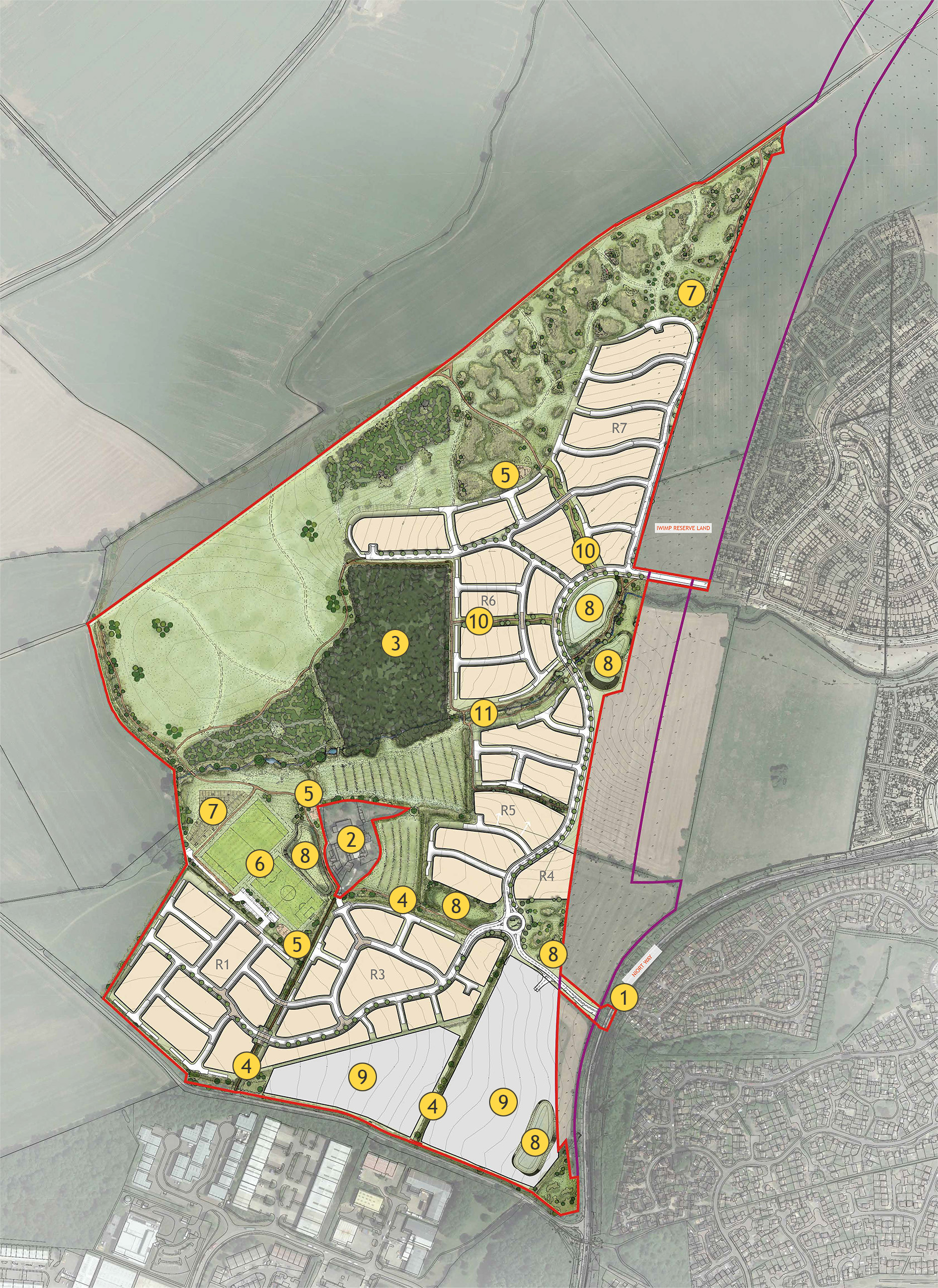 Glenvale Park Phase 2 is located to the south-west of Phase 1